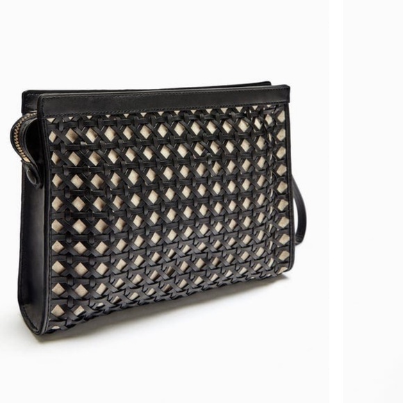 ZARA WOVEN CLUTCH BAG - Picture 3 of 6